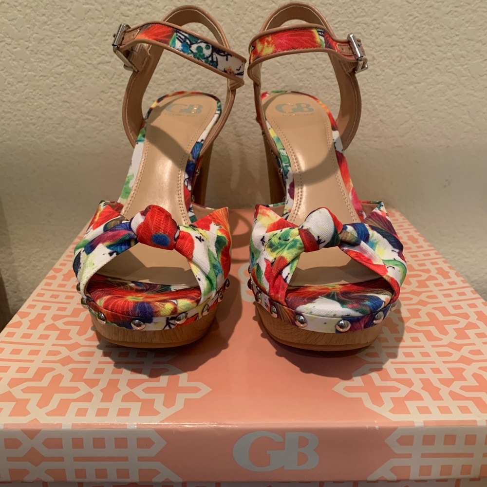 Gianni Bini Kall Me Multicolored Heels